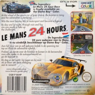 24 Heures du Mans dos