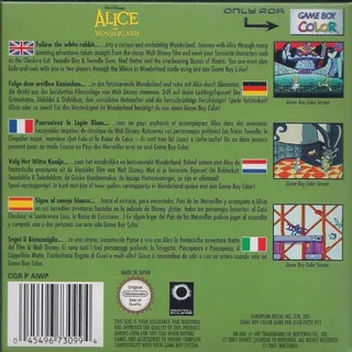Alice au Pays des Merveilles dos