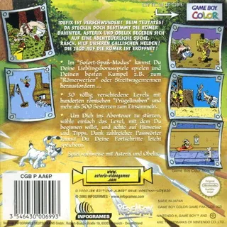Astérix : Sur la Trace d'Idéfix dos