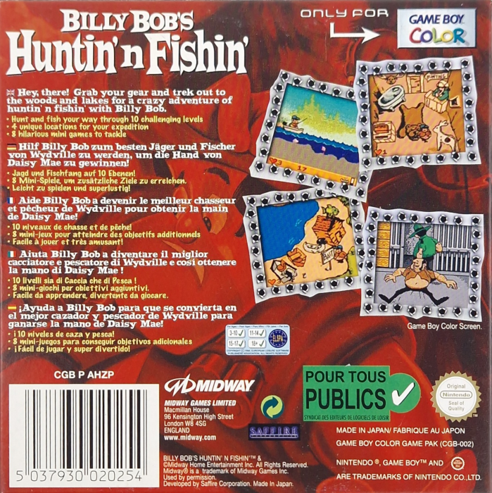 Billy Bob's Huntin' 'n' Fishin' - Dos