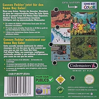 Cannon Fodder dos