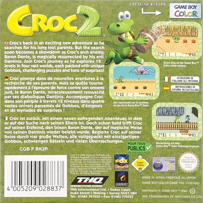 Croc 2 - Dos