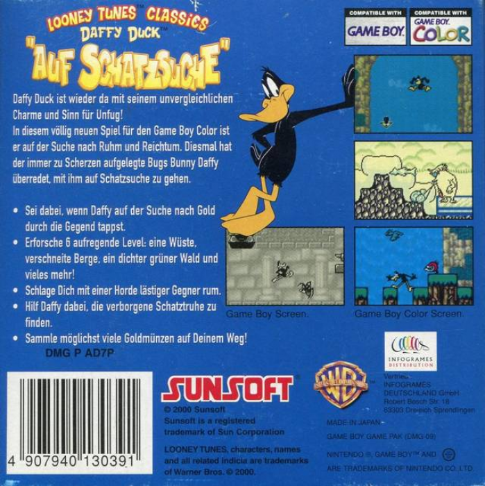 Daffy Duck : Un Trésor de Canard ! - Dos