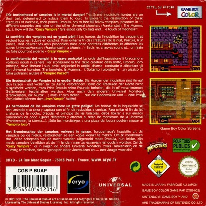 Dracula : Crazy Vampire dos