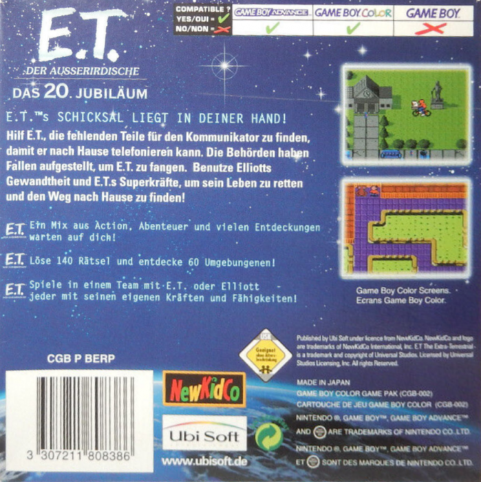 E.T. The Extra Terrestrial : Escape from Planet Earth - Dos
