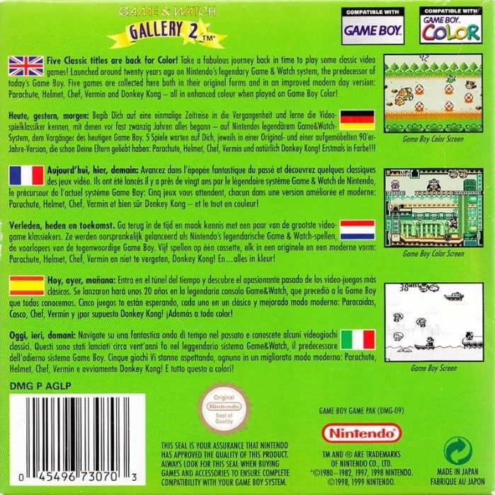 Game & Watch Gallery 2 dos