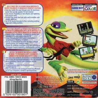 Gex : Enter the Gecko dos