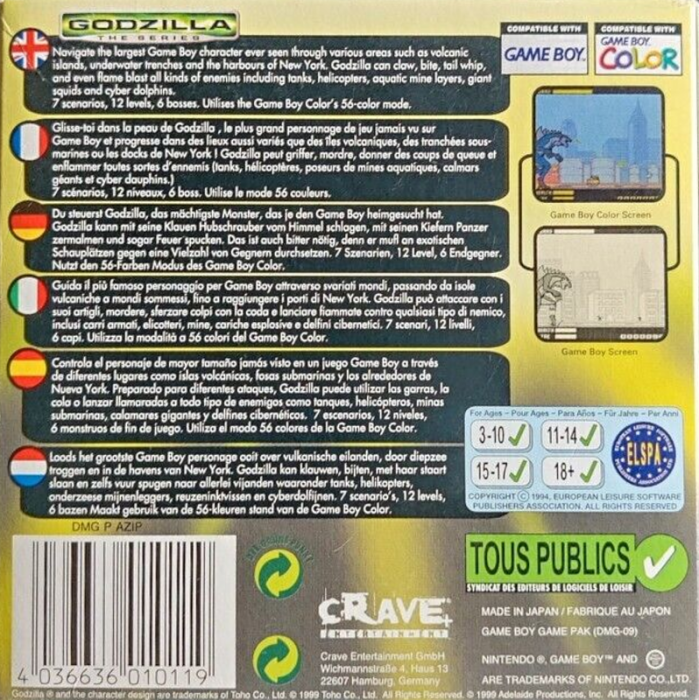 Godzilla : The Series - Dos