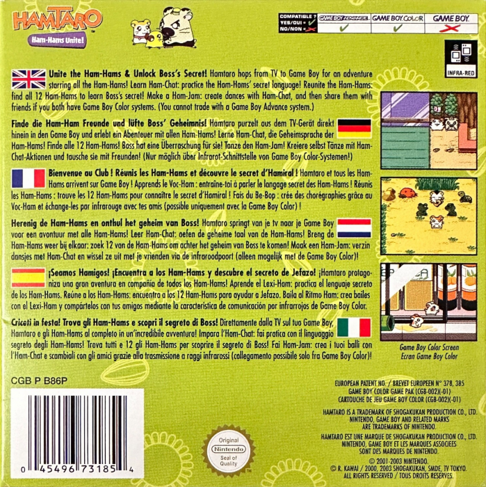 Hamtaro : Ham-Hams Unite! - Dos