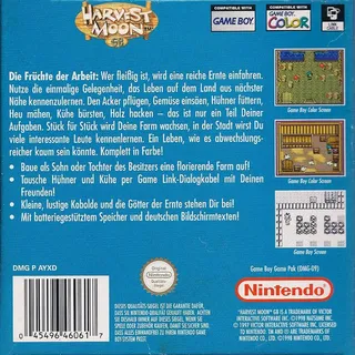 Harvest Moon 2 GBC dos