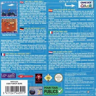 Hercules: les voyages légendaires dos