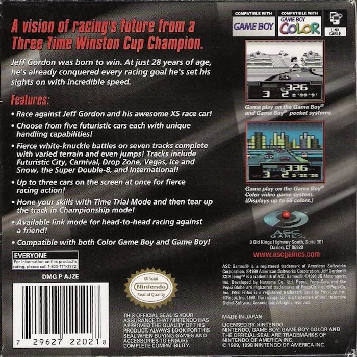 Jeff Gordon XS Racing - Dos