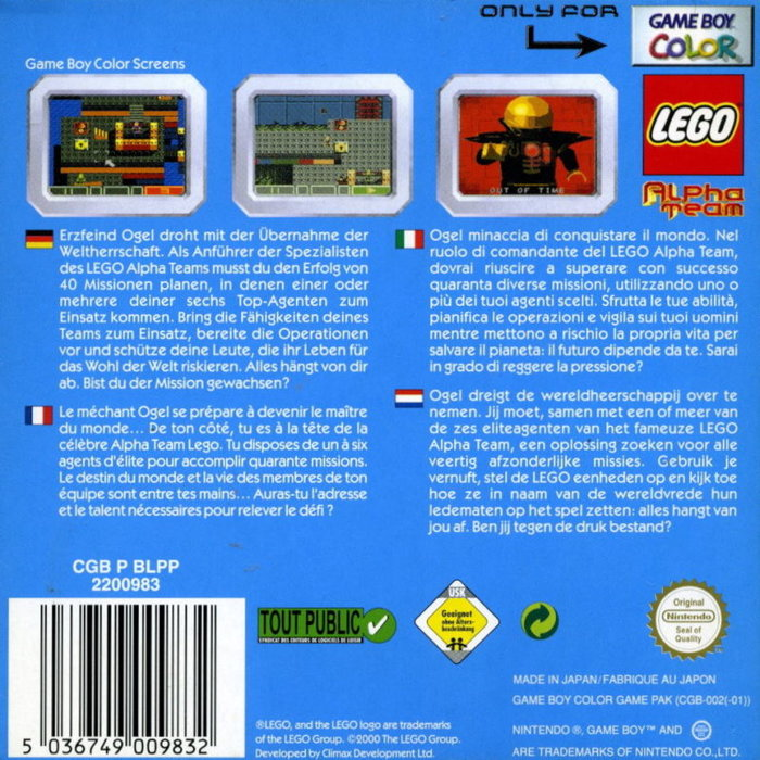 LEGO Alpha Team - Dos