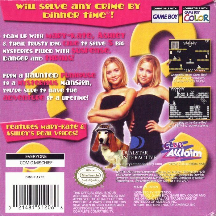 Les Nouvelles Aventures de Mary-Kate & Ashley dos