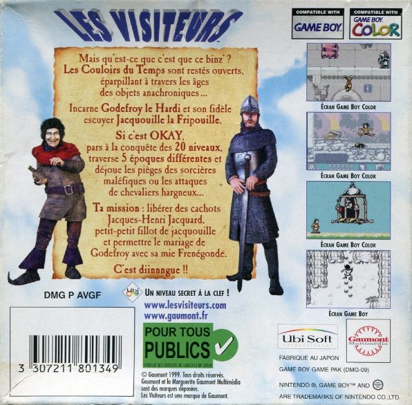 Les Visiteurs dos