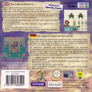 Lufia : The Legend Returns dos