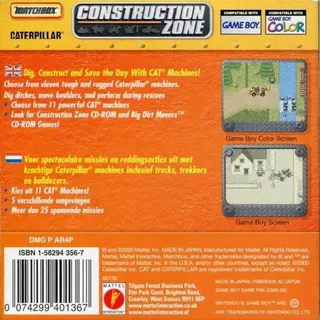 Matchbox Caterpillar Construction Zone dos