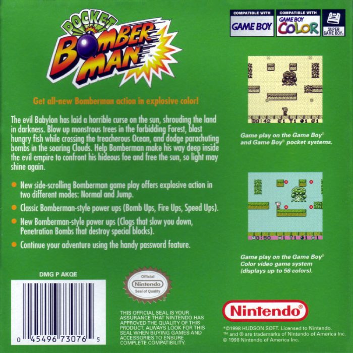 Pocket Bomberman dos