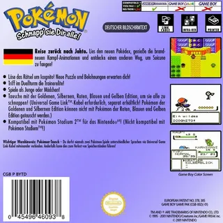 Pokémon : Version Cristal dos