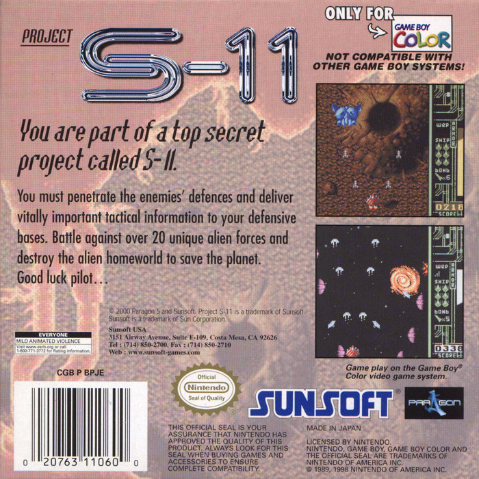 Project S-11 - Dos