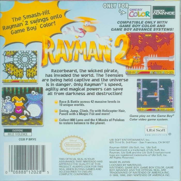 Rayman 2 : The Great Escape - Dos