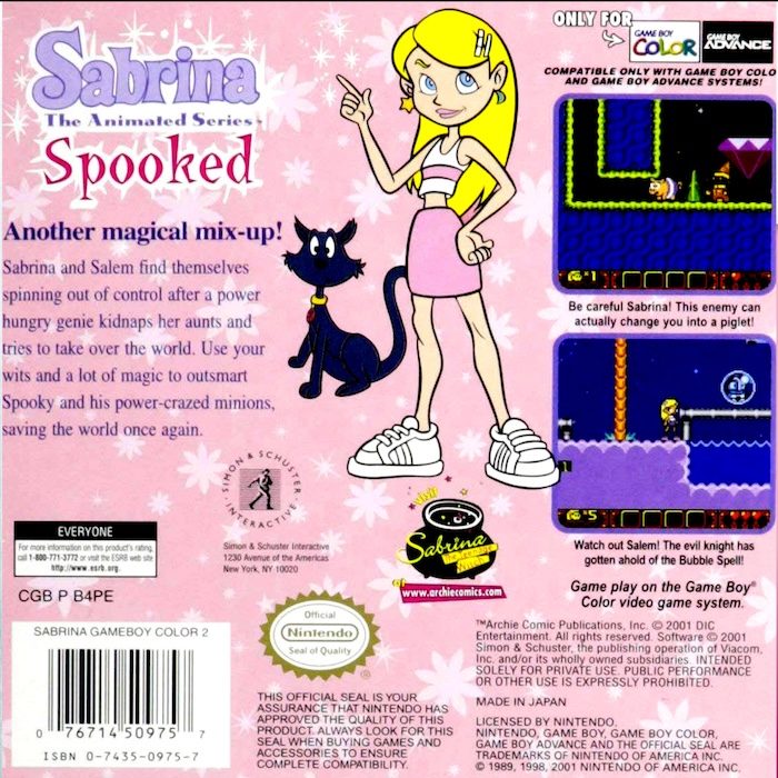 Sabrina : The Animated Series, Spooked! dos