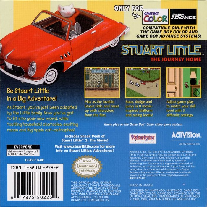 Stuart Little : La Folle Escapade - Dos