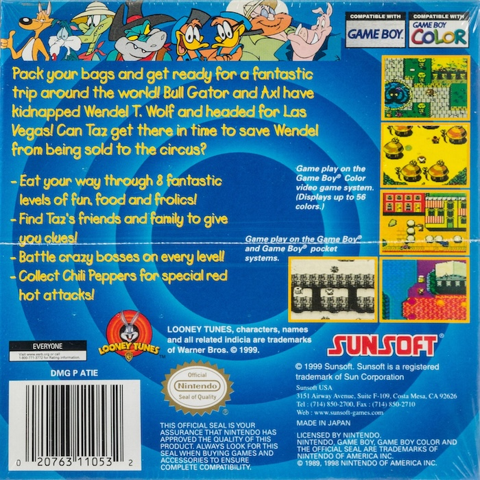 Tasmanian Devil: Munching Madness dos