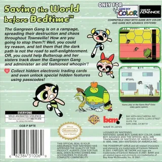 The Powerpuff Girls : Panique à Townsville dos
