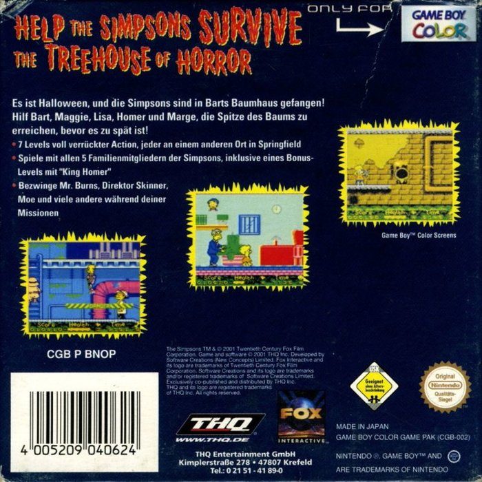 The Simpsons : Night of the Living Treehouse of Ho dos