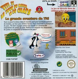 Titi et le tour du monde en 80 chats dos