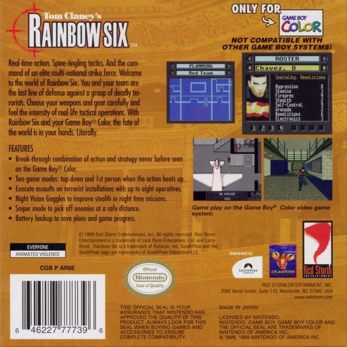 Tom Clancy's Rainbow Six dos