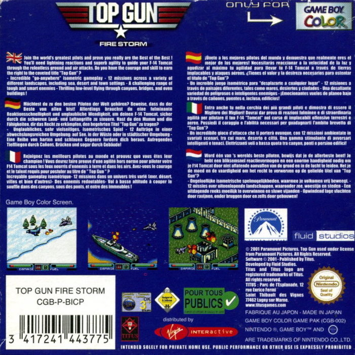 Top Gun : Fire Storm - Dos