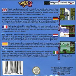 Wario Land 3 dos
