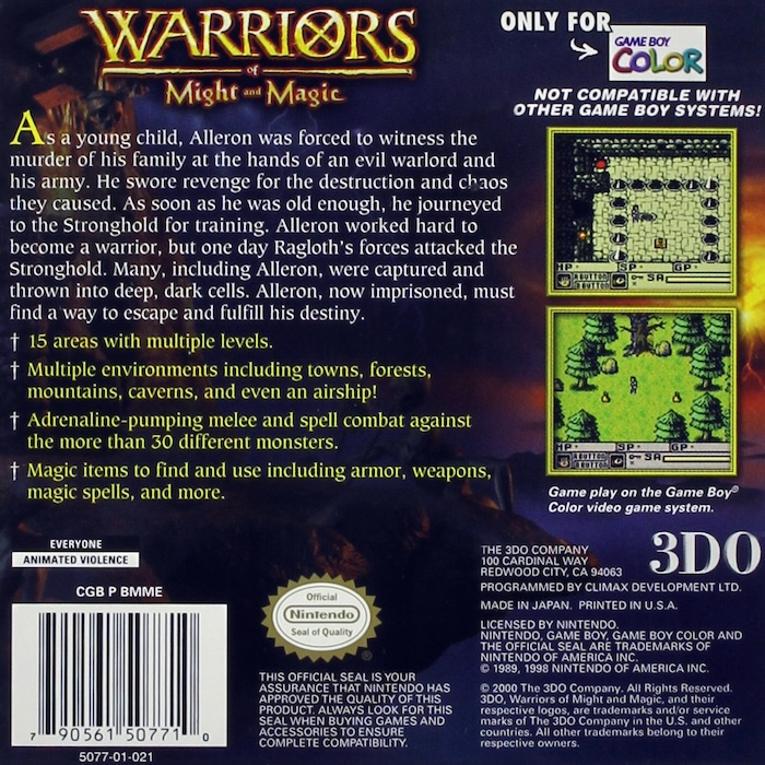 Warriors of Might and Magic - Dos