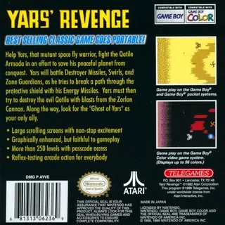 yar's revenge - the quotile ultimatum dos
