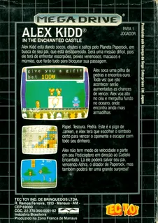 Alex Kidd - Tenkuu Majou dos