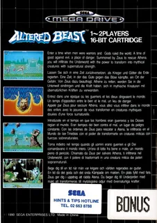 Altered Beast dos
