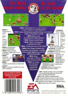 Bill Walsh College Football dos