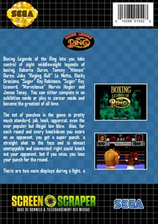 Boxing Legends of the Ring dos