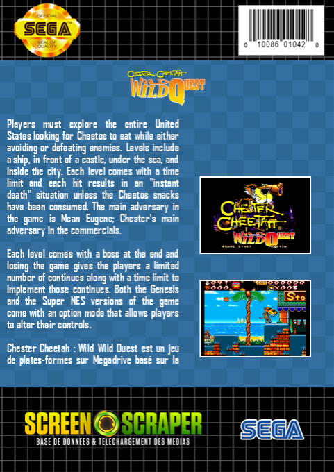 Chester Cheetah : Wild Wild Quest - Dos
