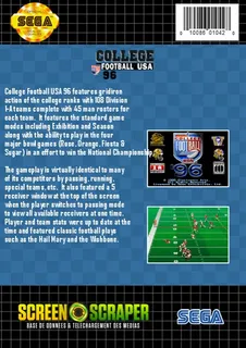 College Football USA 96 dos