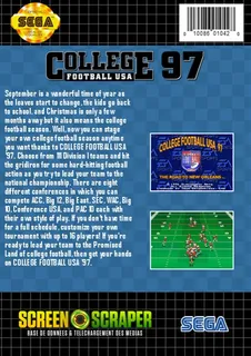 College Football USA 97 dos