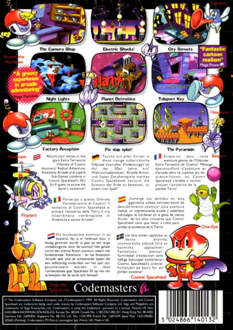 Cosmic Spacehead - Dos