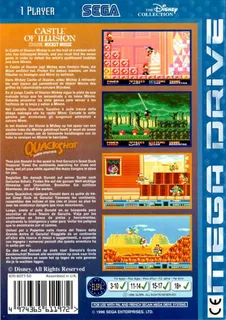 Disney Collection, The - QuackShot Starring Donald Duck + Castle of Illusion Starring Mickey Mouse dos