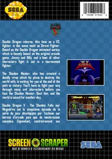 Double Dragon V : The Shadow Falls dos