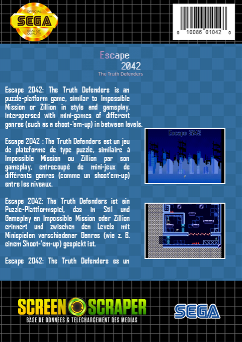 Escape 2042 : The Truth Defenders - Dos