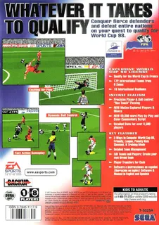 FIFA 98: En route pour la Coupe du Monde dos