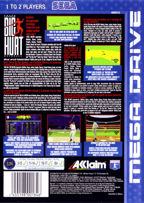 Frank Thomas Big Hurt Baseball - Dos
