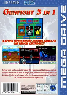 Gunfight 3 in 1 dos